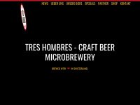 treshombres-bier.ch Webseite Vorschau