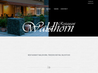 restaurant-waldhorn.com Webseite Vorschau