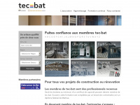 tec-bat.ch Webseite Vorschau