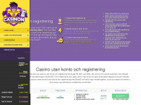 casinonutanregistrering.com Webseite Vorschau