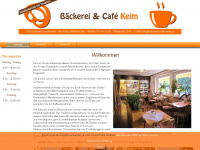 baeckerei-cafe-keim.de Webseite Vorschau