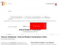 taferner-stahlhandel.at Webseite Vorschau
