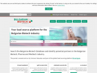 bulgarianbiotech.com Webseite Vorschau