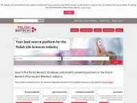 polishbiotech.com Webseite Vorschau