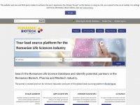 romanianbiotech.com Webseite Vorschau
