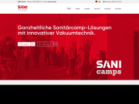 sani-camps.de Webseite Vorschau