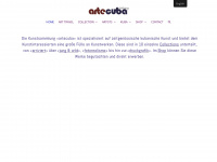artecuba.ch Webseite Vorschau