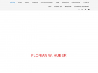 florianwhuber.de Webseite Vorschau
