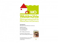 wg-waldmuehle.de Webseite Vorschau