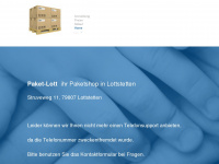 paket-lott.de Webseite Vorschau