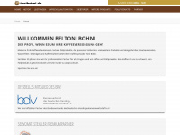 toni-bohni.de Webseite Vorschau
