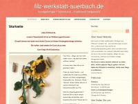filz-werkstatt-auerbach.de Webseite Vorschau