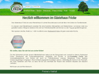 gaestehausfricke.de Webseite Vorschau