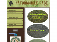naturschule-rabe.at Webseite Vorschau