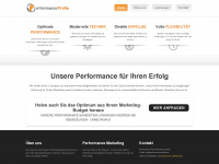 performance-profis.de Webseite Vorschau