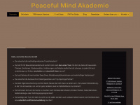 peacefulmind.de Webseite Vorschau