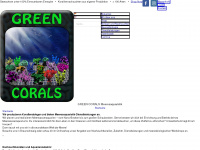 greencorals.de Webseite Vorschau