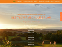 gleitschirmschule-erlau.de Webseite Vorschau