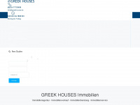 greekhouses.de Webseite Vorschau