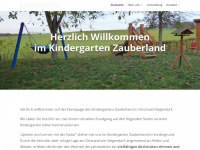 zauberland-hirschaid.de Webseite Vorschau
