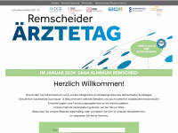 remscheider-aerztetag.de Webseite Vorschau