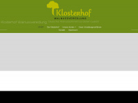 klosterhof-walnussveredlung.de Webseite Vorschau