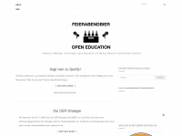 feierabendbier-open-education.de Webseite Vorschau