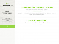 tanzhaus-potsdam.de Webseite Vorschau