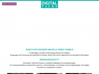 digital-talks.com Webseite Vorschau