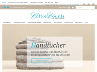 cottoncounts.de Webseite Vorschau