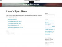 sport-news.home.blog Webseite Vorschau