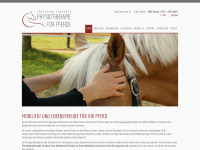pferdephysiotherapie-clanzett.de Webseite Vorschau