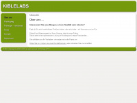 kiblelabs.de Webseite Vorschau