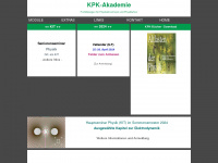 kpk-akademie.de Webseite Vorschau
