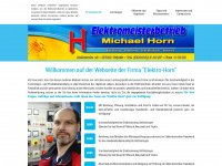 elektro-horn.com Webseite Vorschau