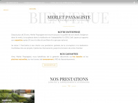 merlet-paysagiste.com Webseite Vorschau