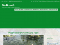 bionovanaturalpools.com Webseite Vorschau