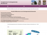 bronnweiler-evangelisch.de Webseite Vorschau