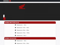 bike-parts-honda.ca Webseite Vorschau