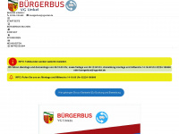 buergerbus-vgunkel.de Webseite Vorschau