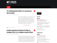 netcycles.fr Webseite Vorschau