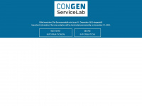 congen-servicelab.de Webseite Vorschau