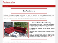 palettensofa.info Webseite Vorschau
