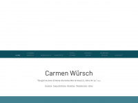 carmenwuersch.ch Webseite Vorschau