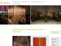 grabeskirche-koeln.de Webseite Vorschau