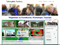 talking-art-toolbox.de Webseite Vorschau