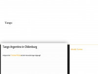 tango-oldenburg.de Webseite Vorschau