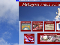 metzgerei-schedl.de Webseite Vorschau