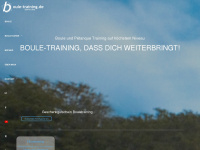 boule-training.de Webseite Vorschau
