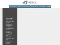 metech.cz Webseite Vorschau